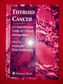 稀见孤本丨甲状腺癌Thyroid cancer（全一册插图版）16开精装珍藏版515页大厚本！英文原版