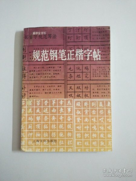 规范钢笔正楷字帖