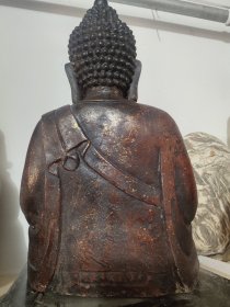 大清铁佛座像