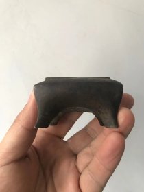 明代四脚铜香炉！皮壳包浆浑厚！器形优美独特！保老保真！
