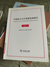 中国语言文字事业发展报告（2017）