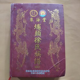 东海堂埔头徐氏族谱【上册】共810页厚本