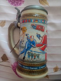 1988加拿大卡尔加里冬奥会纪念大啤酒杯