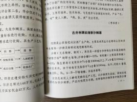 90年代初白酒文化资料 汾阳县农业名特产品（有杏花村汾酒、竹叶青酒，汾州二锅头，汾杏白酒，汾杏大曲酒，宝杏白酒，东杏大曲酒，北方烧酒等白酒图片及汾阳县各酒类资料）