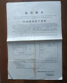 1966年上海科学大学南下串联队倡议书（8开）