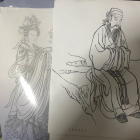 永乐宫壁画线描稿