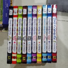 英文原版:Diary of a Wimpy Kid 小屁孩日记 （10册合售）