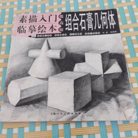 素描入門臨摹繪本組合石膏幾何體