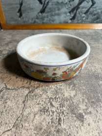 90年代，花鸟水仙盆一只