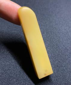塔尖级全纯青田九索红星菜花黄素章
