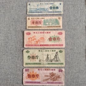 40.黑龙江70年5枚套