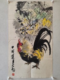 陈大羽花鸟画
