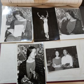 著名芭蕾舞演员冯英照片一组五张