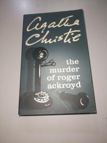 英文原版 agatha christie： the murder of roger ackroyd罗杰疑案