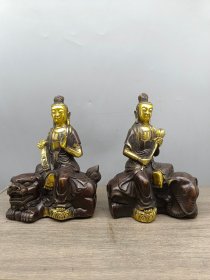 文殊观音，做工精致 造型雅致古色古香 尺寸规:格如下图