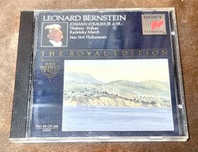 CD 伦纳德伯恩斯坦Leonard Bernstein 施特劳斯圆舞曲 美版首版