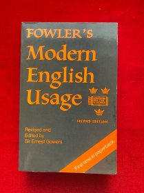 FOWLER’S MODERN ENGLISH USAGE