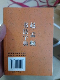 中华名家书法字典 赵孟頫书法字典（下）