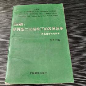 西藏 : 非典型二元结构下的发展改革