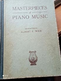 《Masterpieces of Piano Music》，,美国卡尔•菲歇音乐出版社英文钢琴曲，汉译《钢琴名曲270首》，硬精装，大16开本