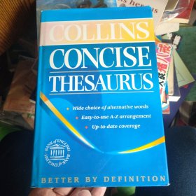 英文 COLLINS CONCISE THESAURUS