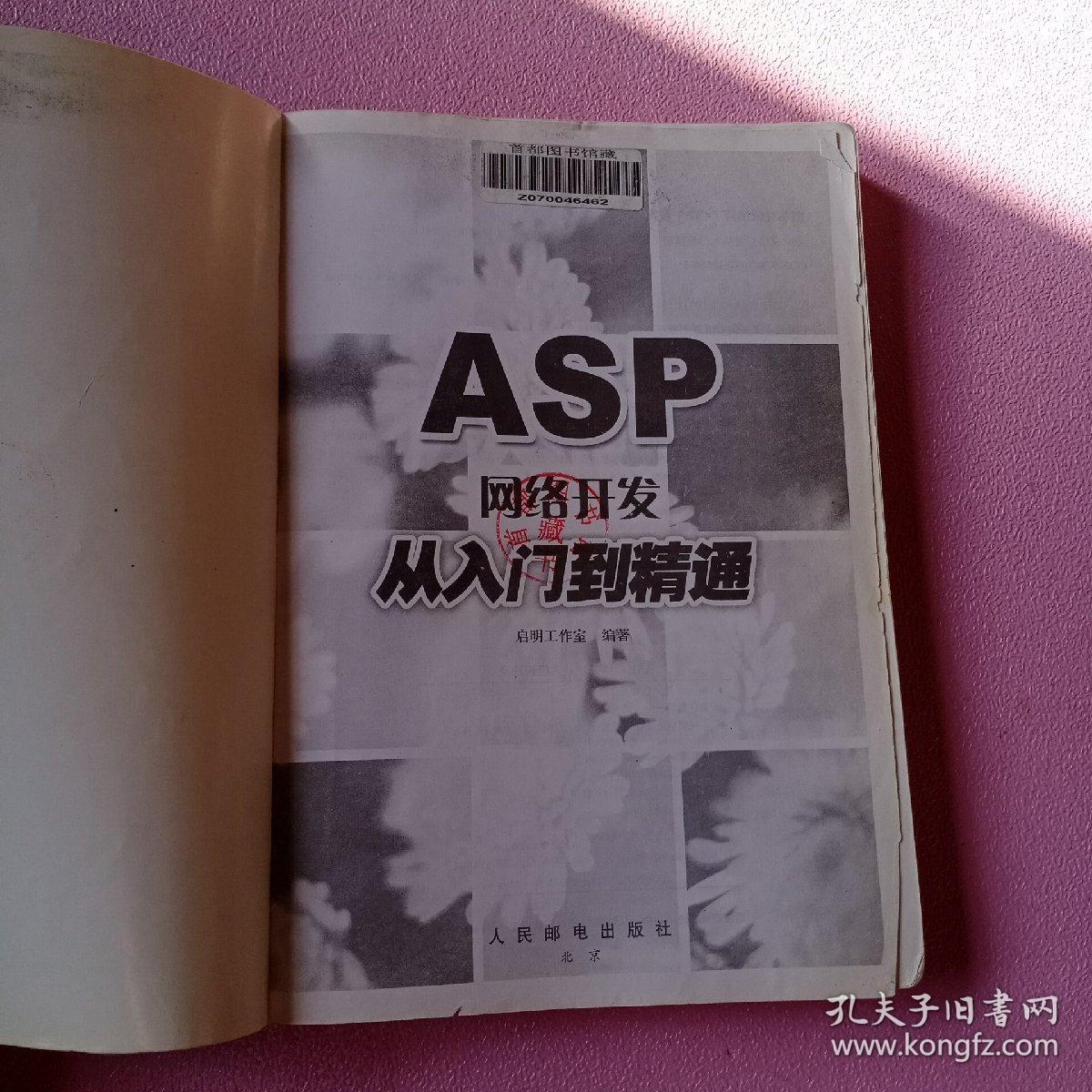 ASP网络开发从入门到精通