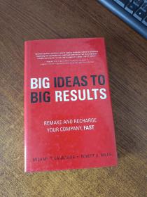 Big Ideas To Big Results: Remake And Recharge Your Company Fast-从大创意到大成果：快速改造公司并为其充电