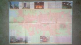 旧地图-泰山游览图(1995年8月1版1印)2开85品