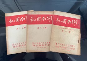 湖南团讯第十期，十三期2本