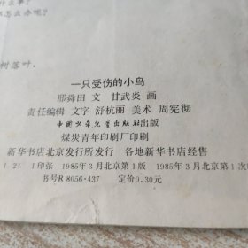 一只受伤的小鸟（幼儿文学宝库）