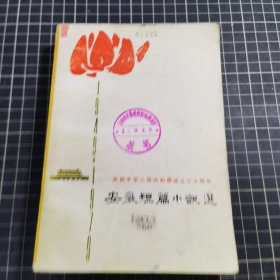 安徽短篇小说选