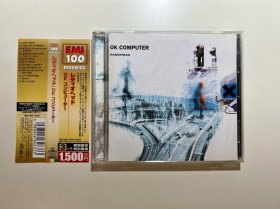 Radiohead - Ok Computer，CD，06年日版，电台司令乐队，收音机头乐队，带侧标，外壳磨痕，盘面轻微痕迹
