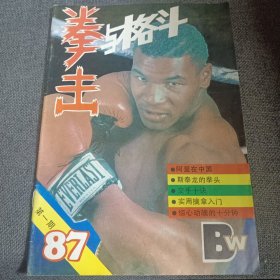 创刊号 拳击与格斗 1987第一期 品相好