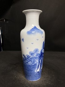 青花花瓶，人物故事，