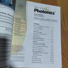 optics photonics 31july-4audgust 2005
