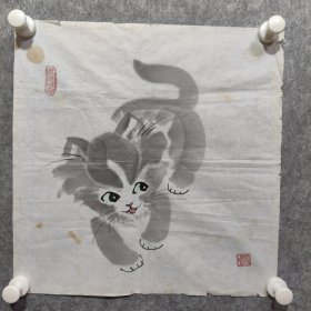 六七十年代 马啸先生小精品 猫咪图