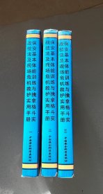 保安基本体能训练与擒拿格斗实战技法及现场危机救护实用手册全1-3册（内页95品）