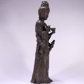 宋 铜鎏金四臂观音