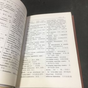 英汉汉语实用现代海关词典(扉页有字迹)