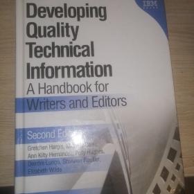 Developing Quality Technical Information: A Handbook for Writers and Editors