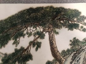 杭州绒画 泰山望人松【82*33厘米】