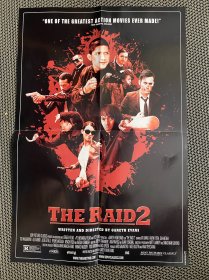 【电影海报】外文版THE RAID2和蜘蛛侠SPIDER-MAN2.《看电影》杂志赠送版（4开本全彩双面印刷）