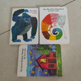 （英文原版）Eric Carle From Head to Toe+The Mixed-Up Chameleon by Eric Carle+The Secret Birthday Message(3本合售)