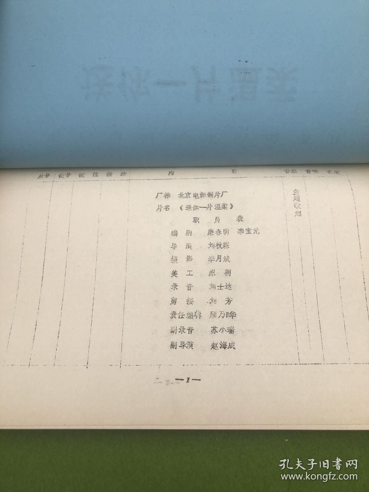 《送你一片温柔》是由刘秋霖执导，由闪增宏、彭莉、刘亚津、谢芳等主演的电影，于1992年上映。