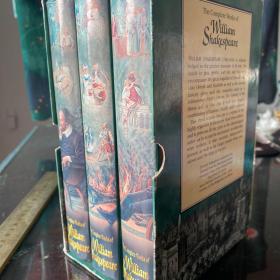 William Shakespeare the complete works of William Shakespeare a life biography history of literature literary theory theories thought thoughts philosophy英文原版精装三册合售带书匣