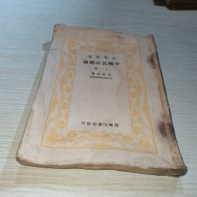中国民法总论 上册 大学丛书