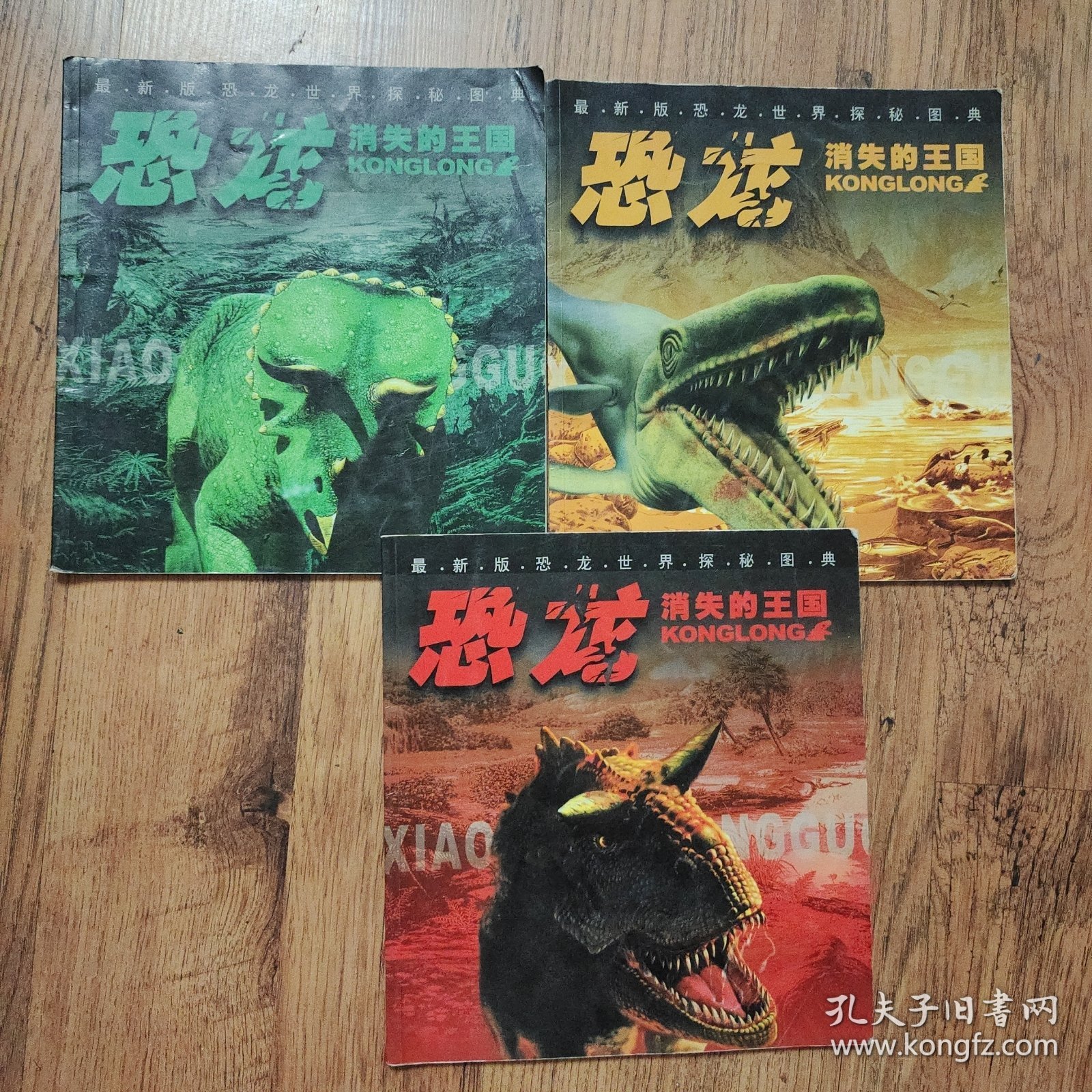 消失的王国——恐龙（3本合售）20开本一版一印