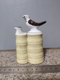 #24103002，唐山瓷鸟鸣壶，品如图。