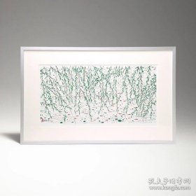 《柳与鱼》吴冠中限量收藏级版画复制品