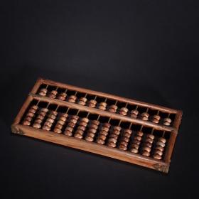 玩家旧藏-黄花梨算盘